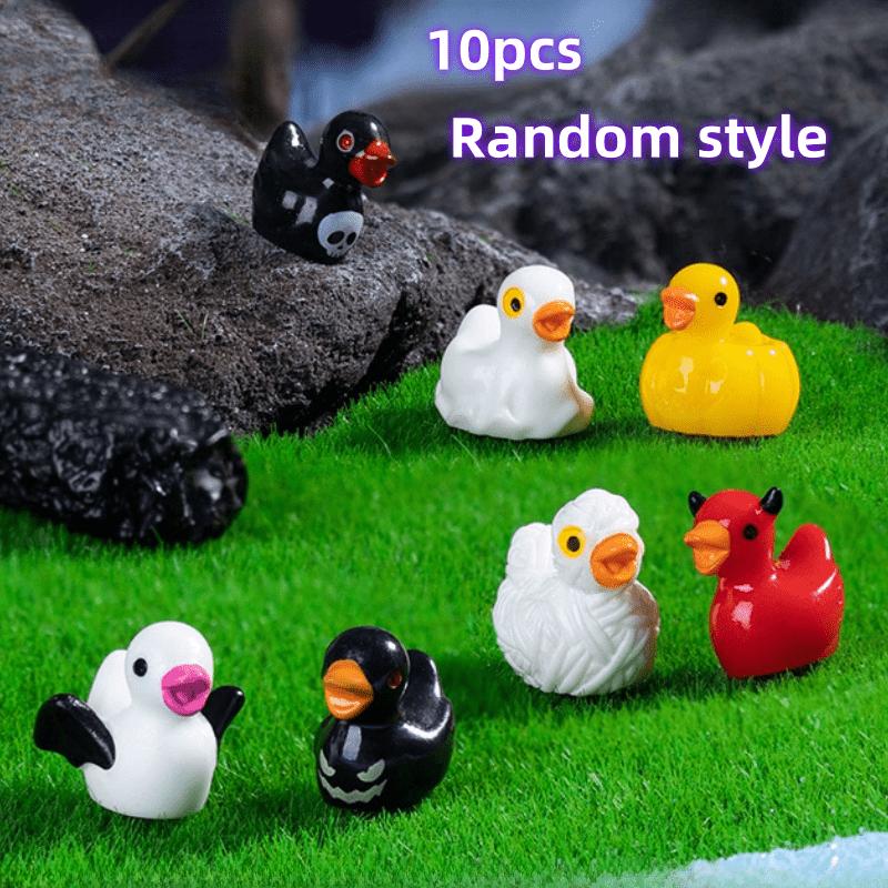 Art Craft Duck - 10 Pieces of Miniature Duck Statues
