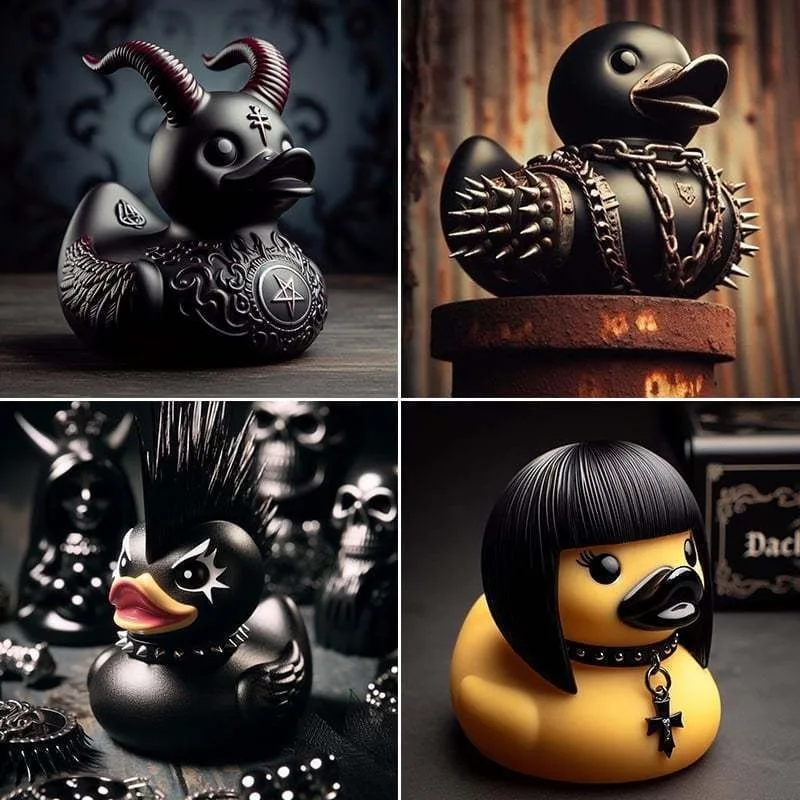 Car Statue Death Rock Duck Orn - Art Craft Duck recension och pris