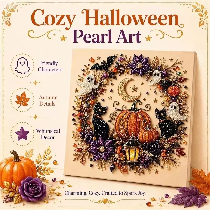 @Halloween Ghost Pearl Art Kit - Art Craft Animals recension och pris