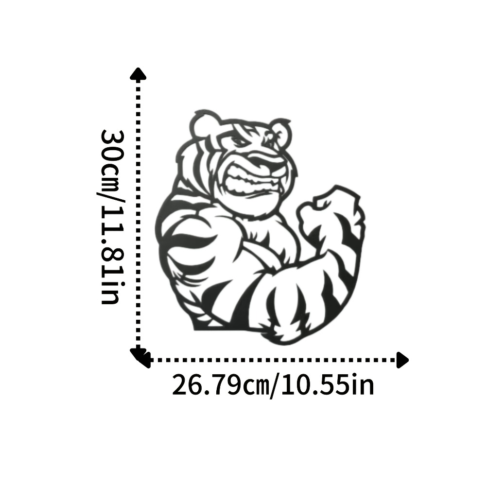 CIFBUY Metal Wall Art Tiger Ir - Art And Craft Jungle recension och pris