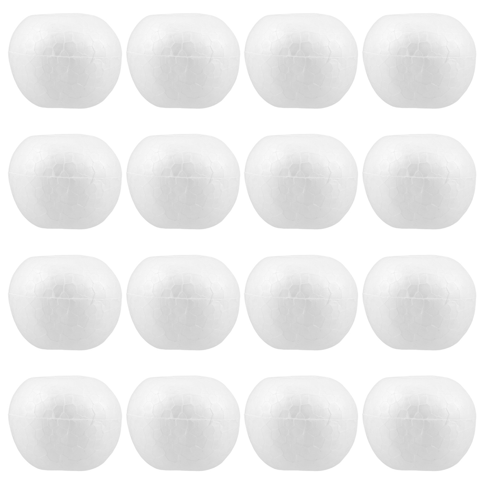 20Pcs Foam Models 7.5cm White  - Art Craft Holiday recension och pris