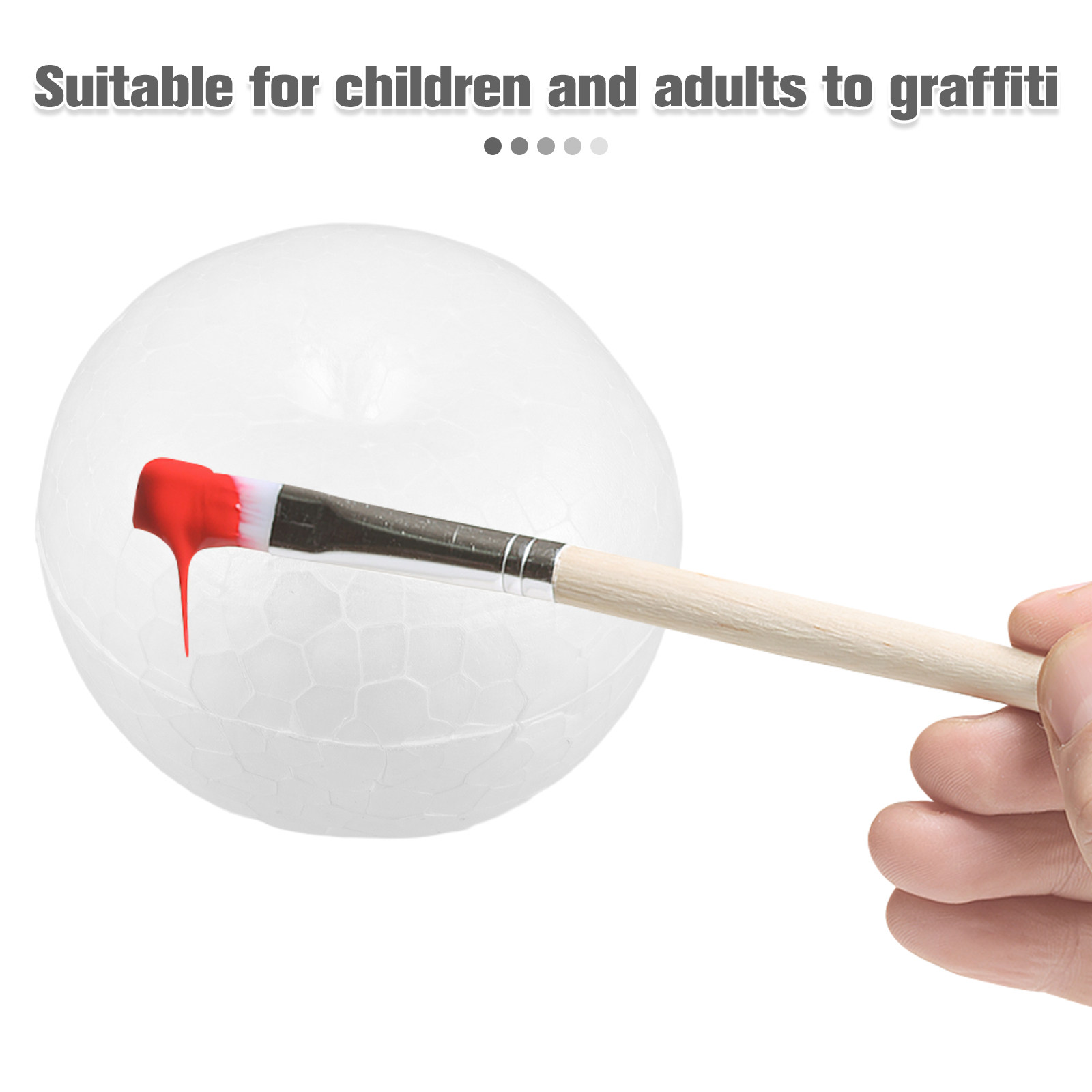 20Pcs Foam Models 7.5cm White  - Art Craft Holiday recension och pris