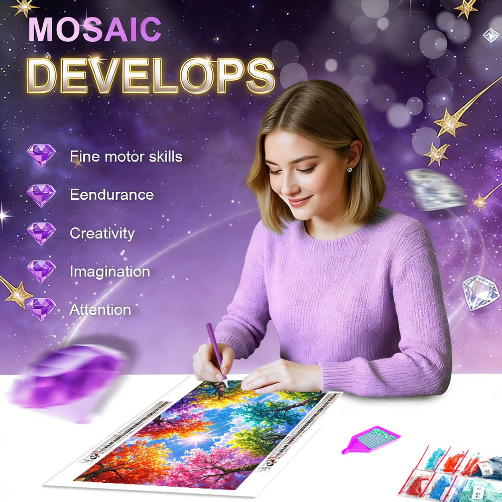 HUACAN Diamond Painting Tree L - Art And Craft Autumn recension och pris