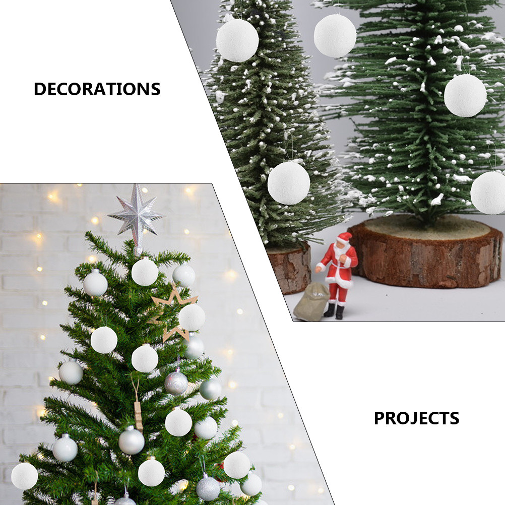6Pcs White Xmas Set Dense Craf - Art Craft Holiday recension och pris