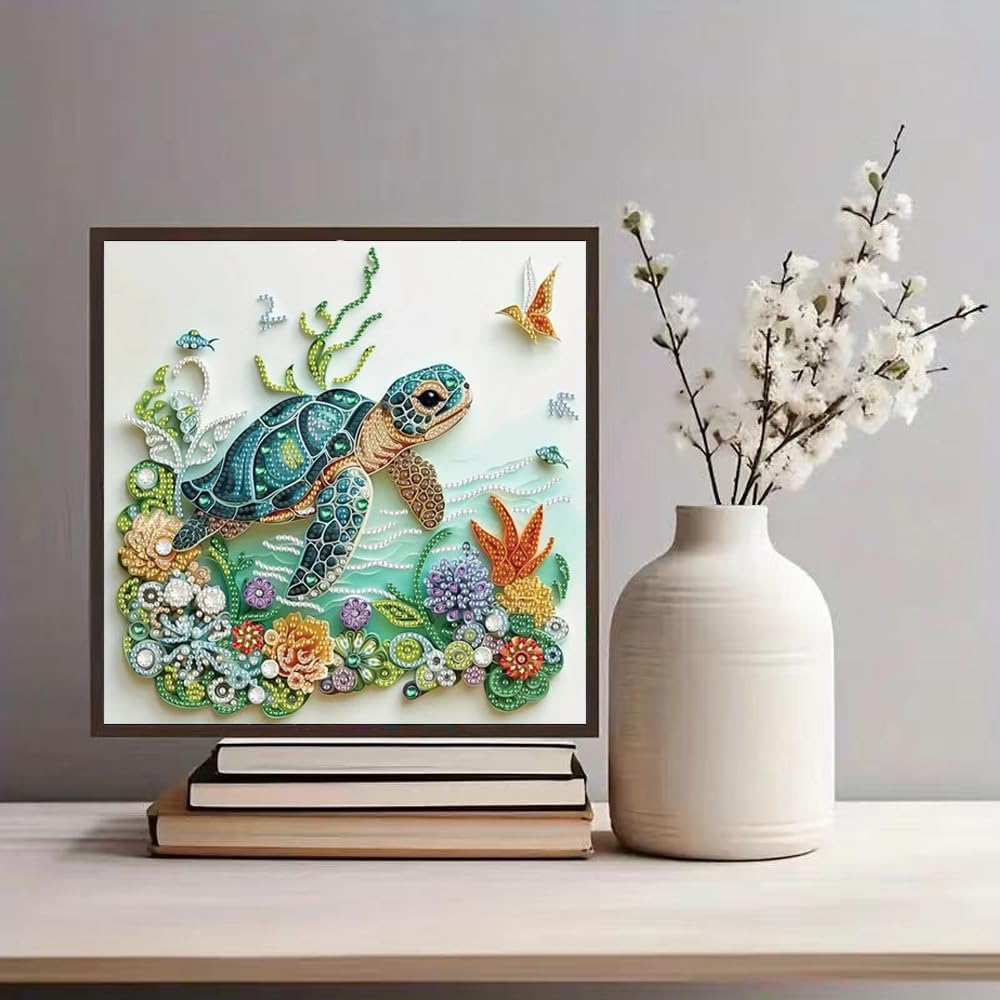 Sea Turtle Animal Diamond Pain - Art Craft Animals recension och pris