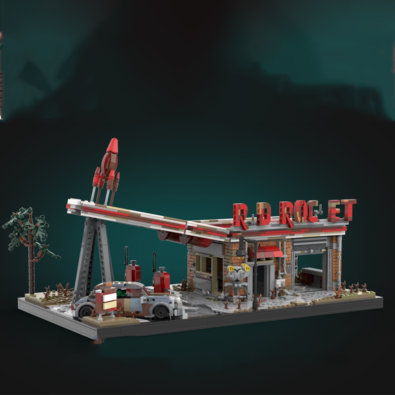 2168pcs MOC Red Rocket Fallout - Art And Craft Rocket recension och pris