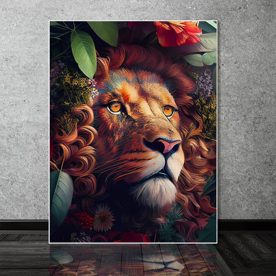 Jungle Lion Avatar Diamond Pai - Art And Craft Jungle recension och pris
