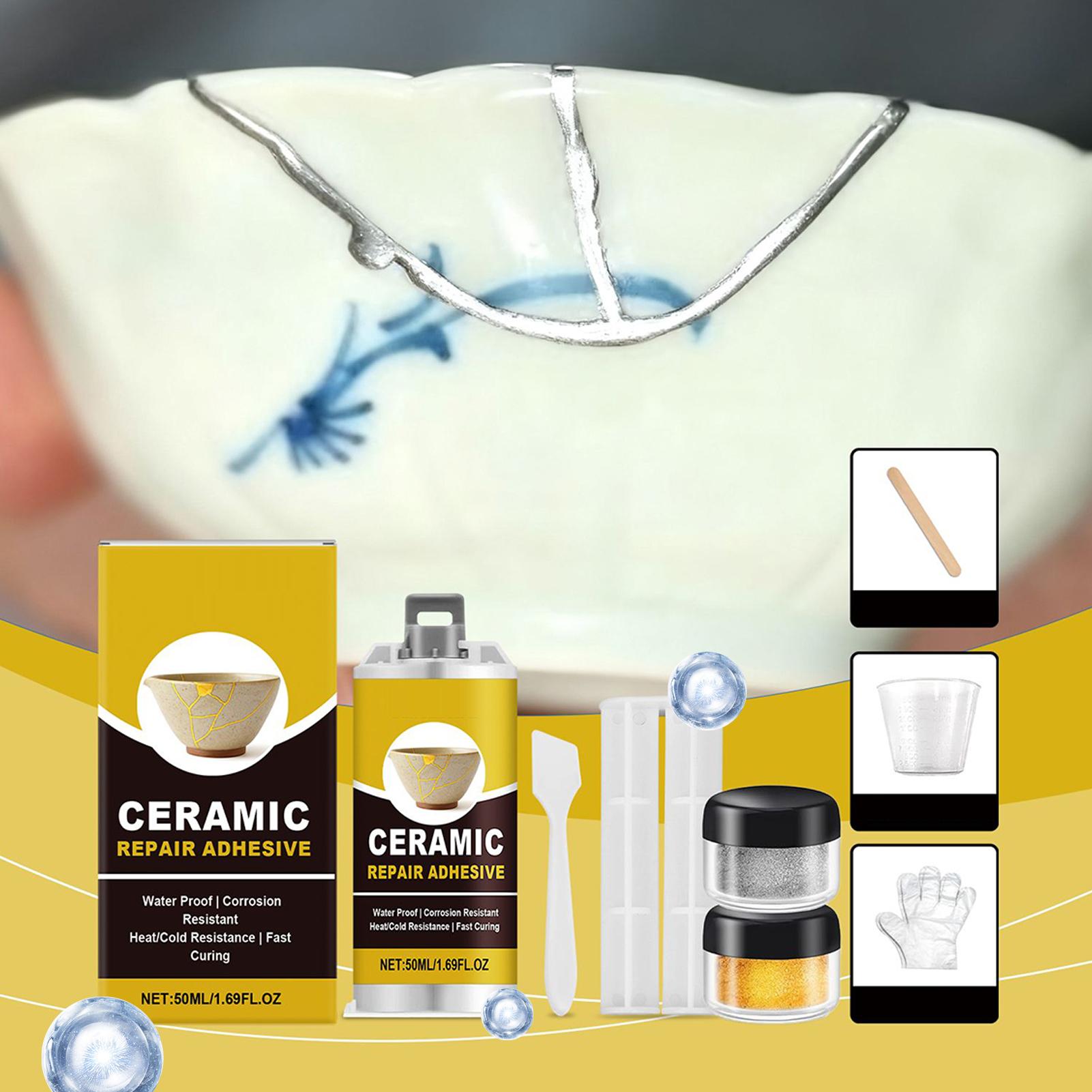 Porcelaine Repair Kit Gold Cer - Art Craft Workshop recension och pris