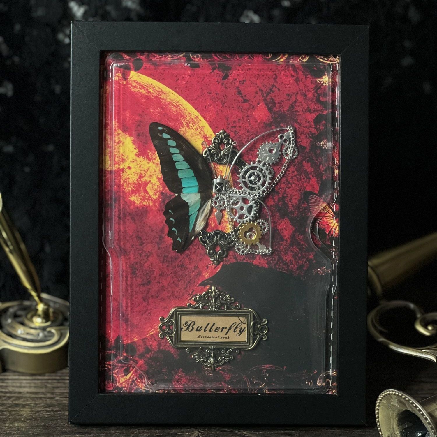Steampunk Butterfly Frame DIY  - Art Craft Animals recension och pris
