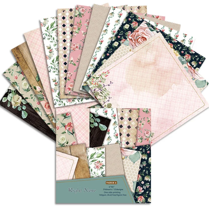 12 Sheets Right Now  Craft Pap - Art Craft Background recension och pris