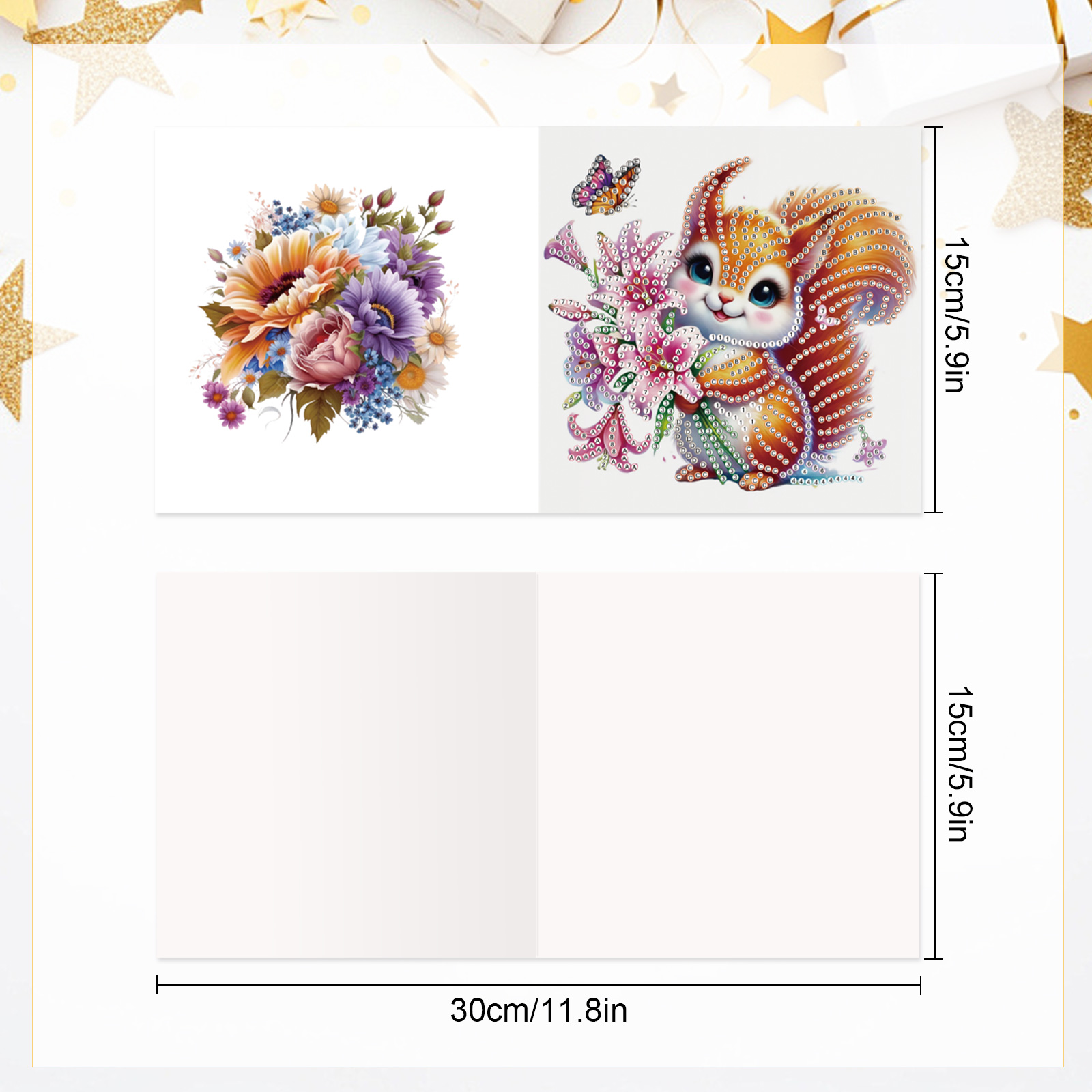 6Pcs Diamond Art Painting Gree - Art Craft Animals recension och pris