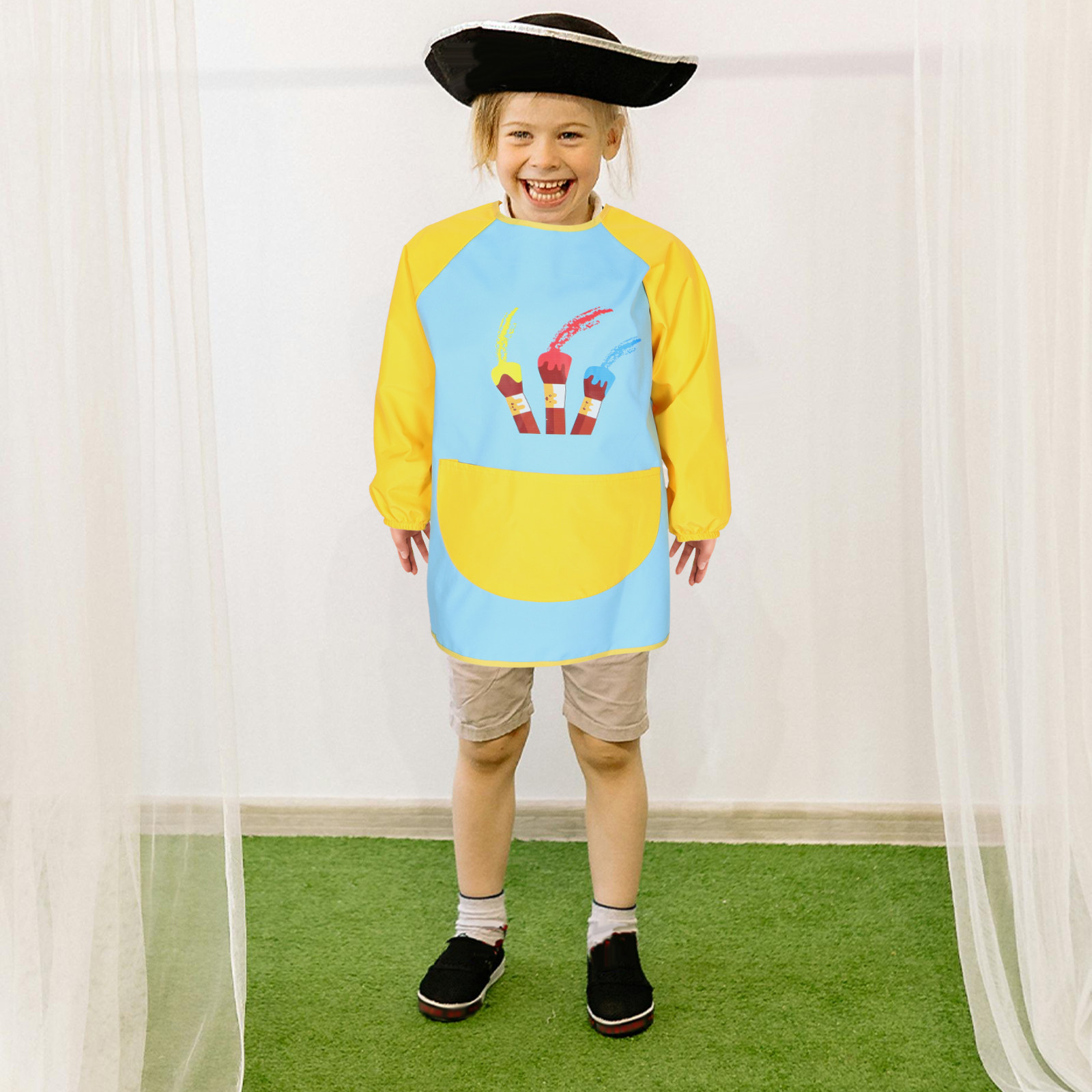 Waterproof Long Sleeve Smock P - Art Craft Activities For Preschoolers recension och pris