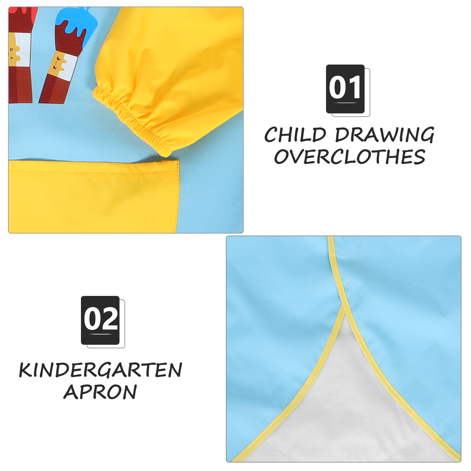 Waterproof Long Sleeve Smock P - Art Craft Activities For Preschoolers recension och pris