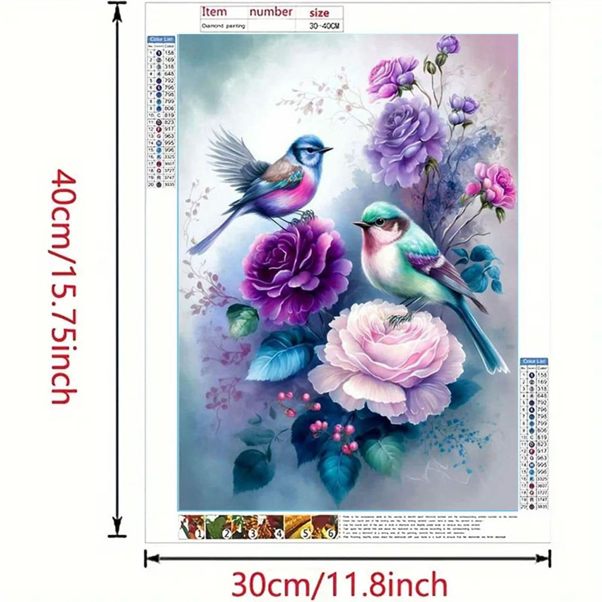 1 Set of Bird Song Flower Frag - Art Craft Animals recension och pris