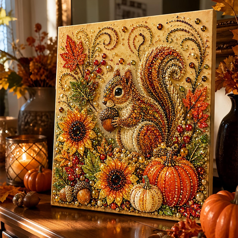 Autumn Painting Pearl Art DIY  - Art And Craft Autumn recension och pris