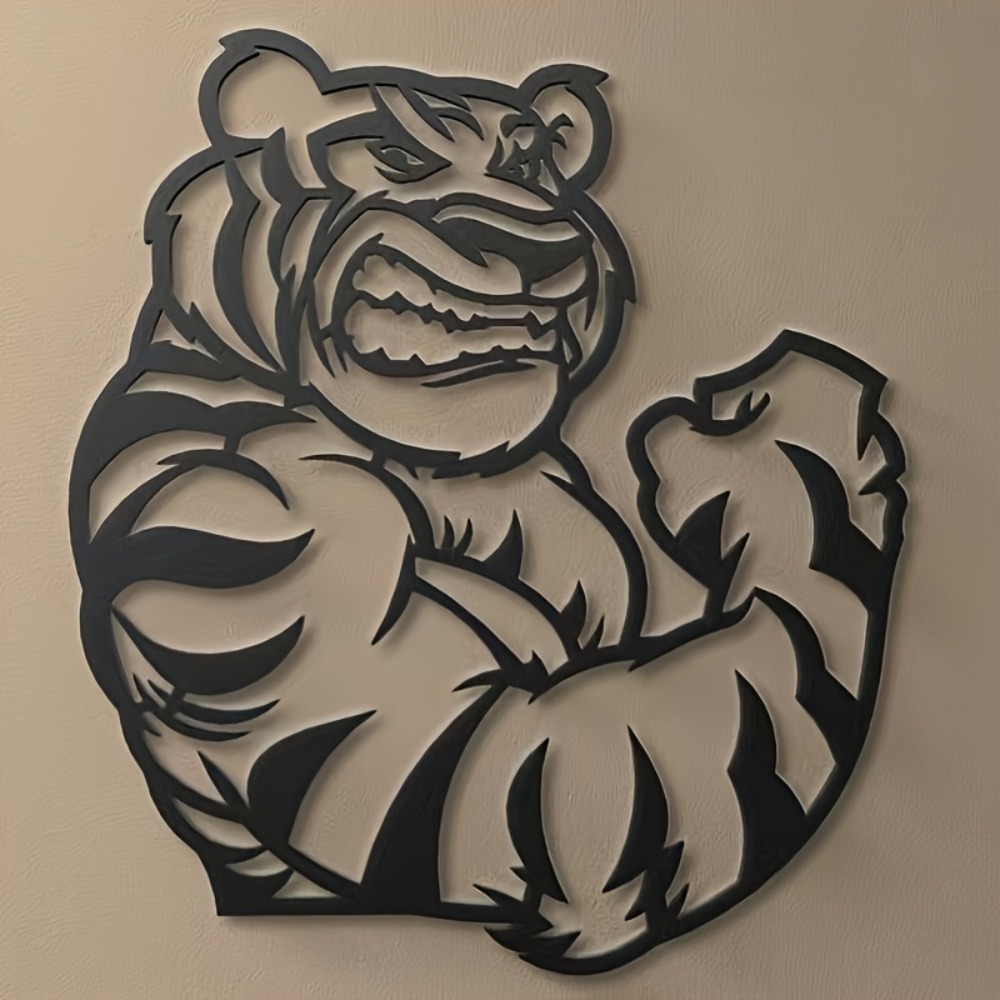 CIFBUY Metal Wall Art Fierce T - Art And Craft Jungle recension och pris