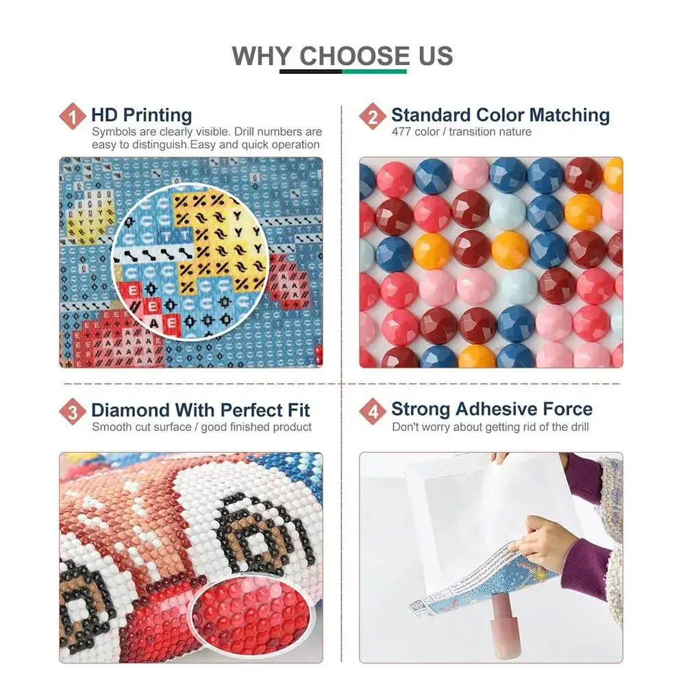 5d DIY Diamond Art Painting Ki - Art Craft Animals recension och pris