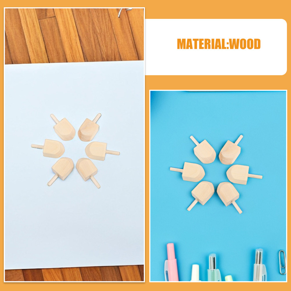 20Pcs Craft Wooden Dreidels Ha - Art Craft Holiday recension och pris