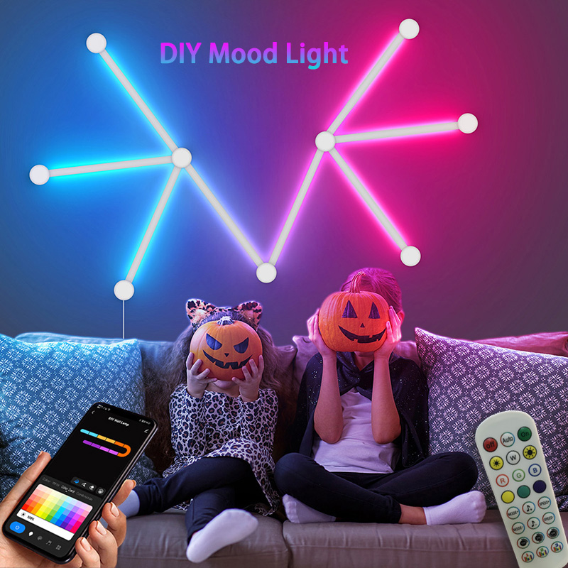 Smart RGB Wall Lamp, Bluetooth - Art Craft Games recension och pris