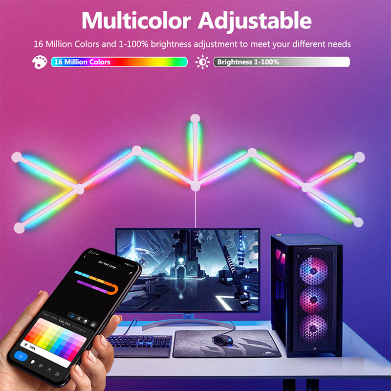 Smart RGB Wall Lamp, Bluetooth - Art Craft Games recension och pris
