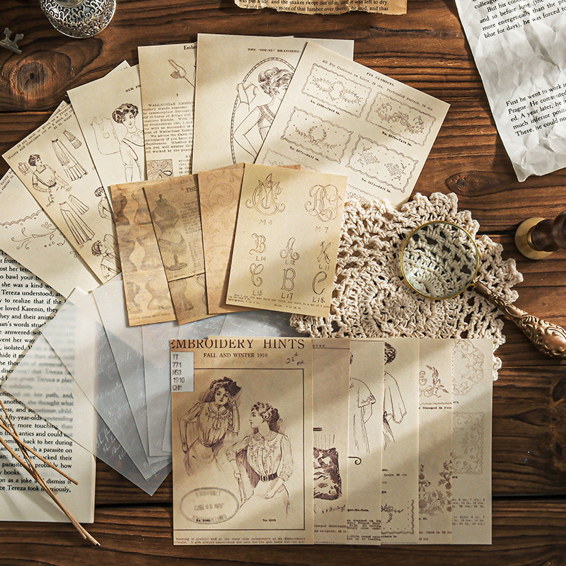 Vintage Scrapbooking Craft Pap - Art Craft Background recension och pris