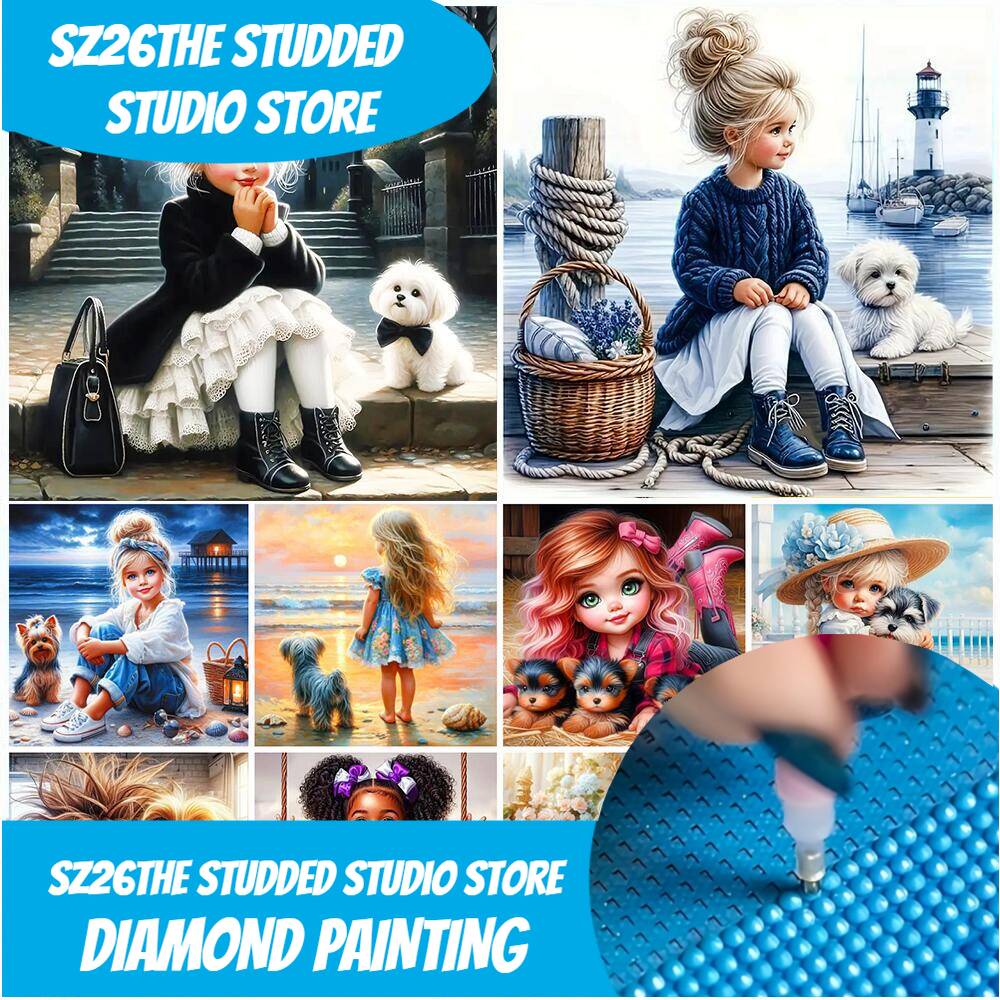 Sz26The Studded Diy Diamond Mo - Art Craft Animals recension och pris