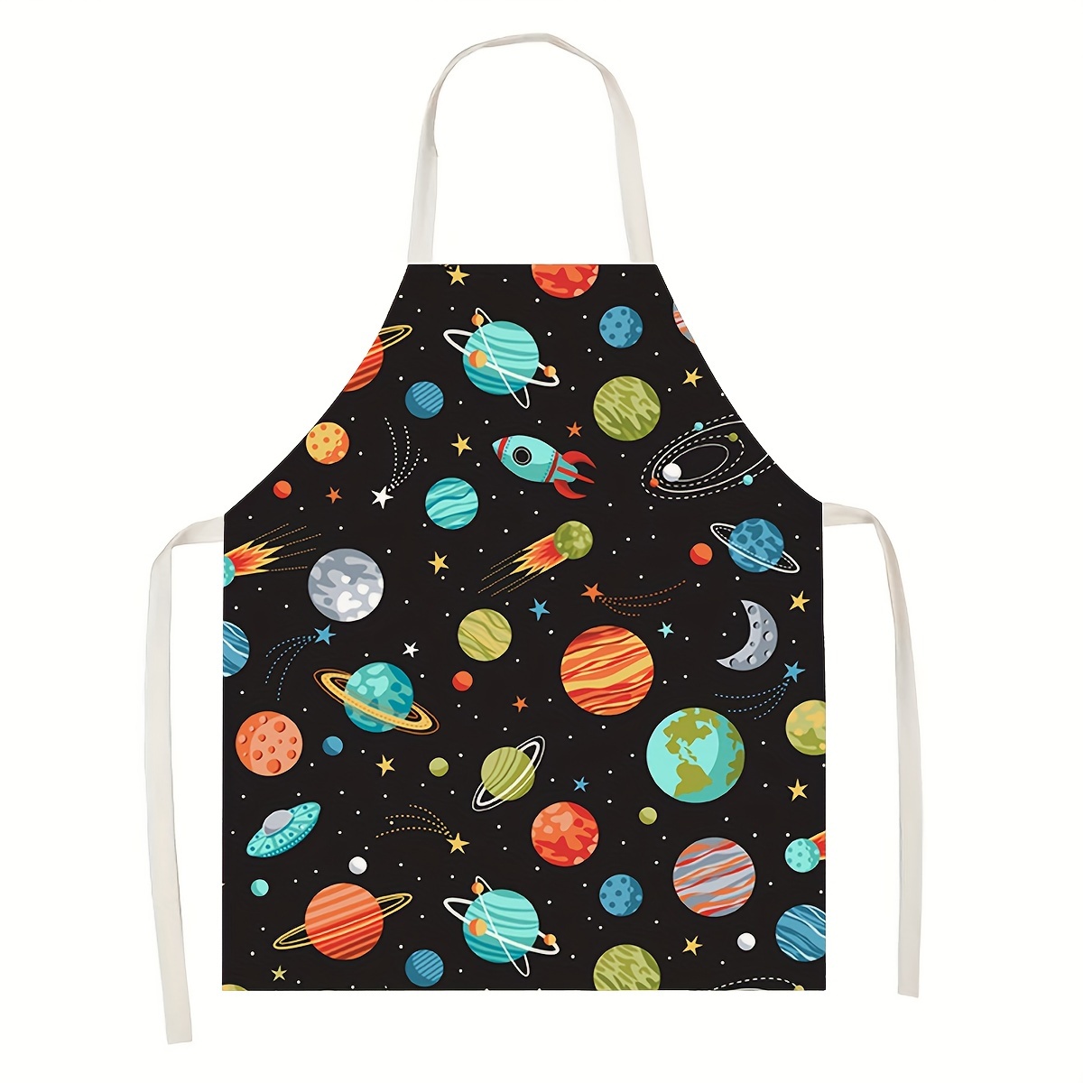 1pc Kids Apron Space Theme Roc - Art And Craft Rocket recension och pris
