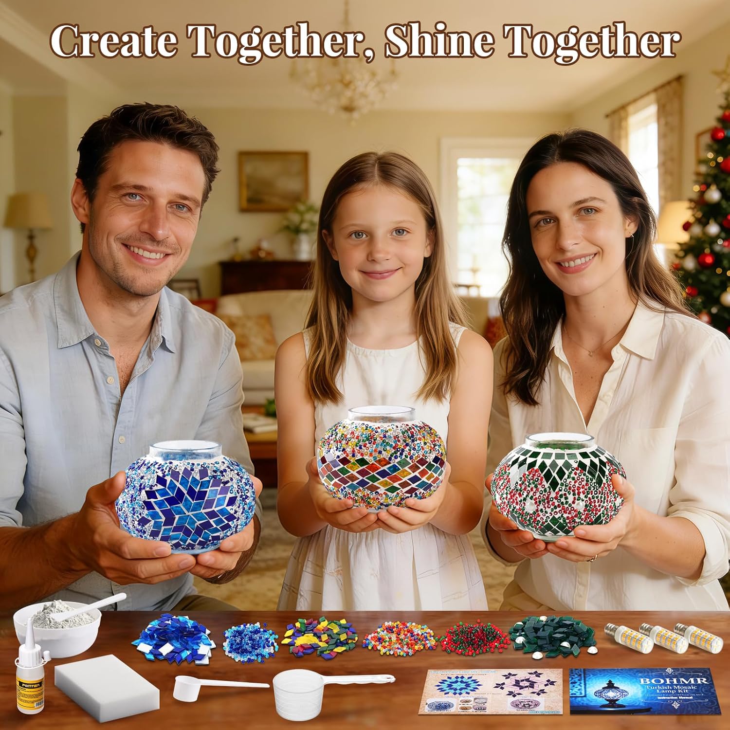DIY 3 Globe Turkish Mosaic Lam - Art Craft Easy recension och pris