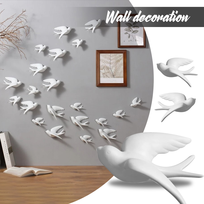 Creative Ceramic Birds Wall Ha - Art Craft Background recension och pris