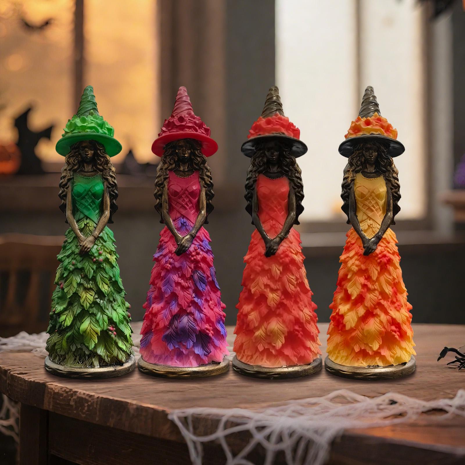Witch Statue Halloween Gothic  - Art And Craft Autumn recension och pris