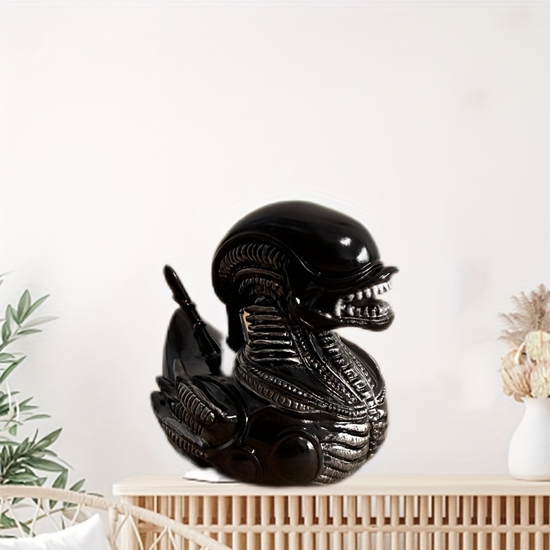 Alien Duck Resin Statue，Evil A - Art Craft Duck recension och pris
