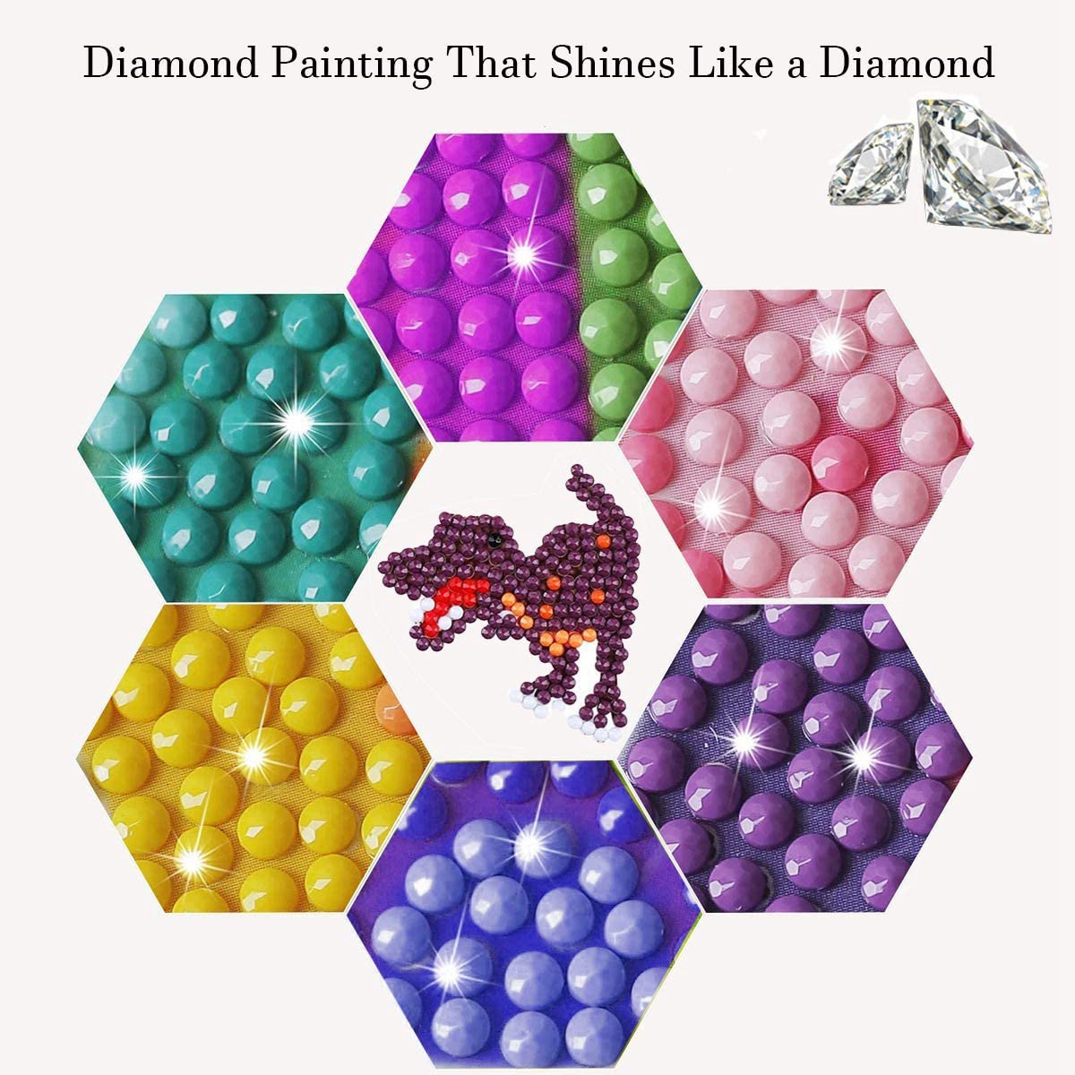 AEE6-Children's 5D Painting Pi - Art Craft Animals recension och pris