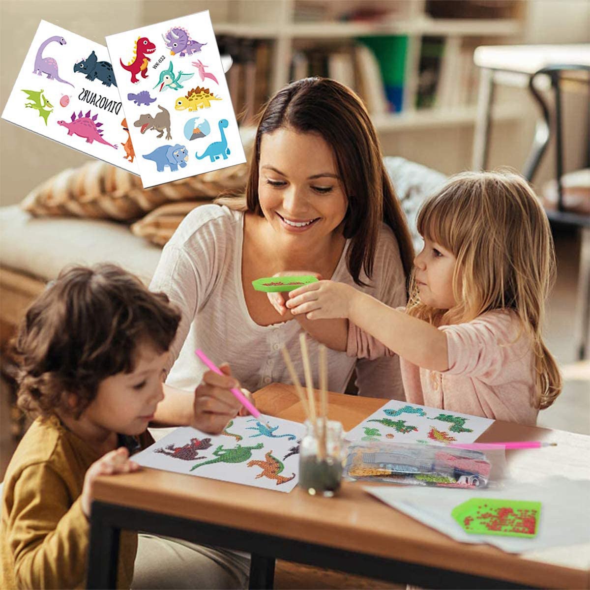 AEE6-Children's 5D Painting Pi - Art Craft Animals recension och pris