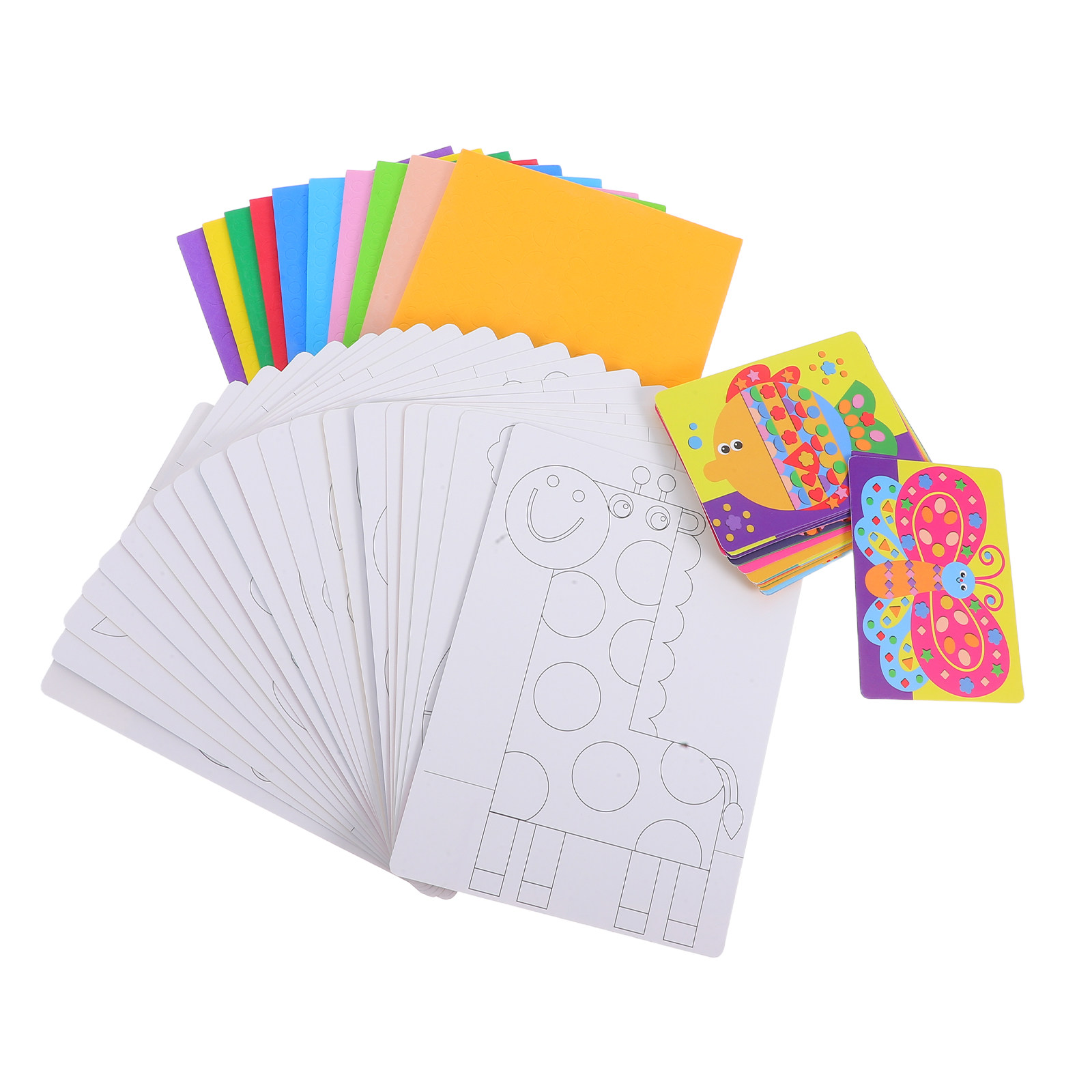 1Set Vibrant 3D Eva Animal Sti - Art Craft Activities For Preschoolers recension och pris
