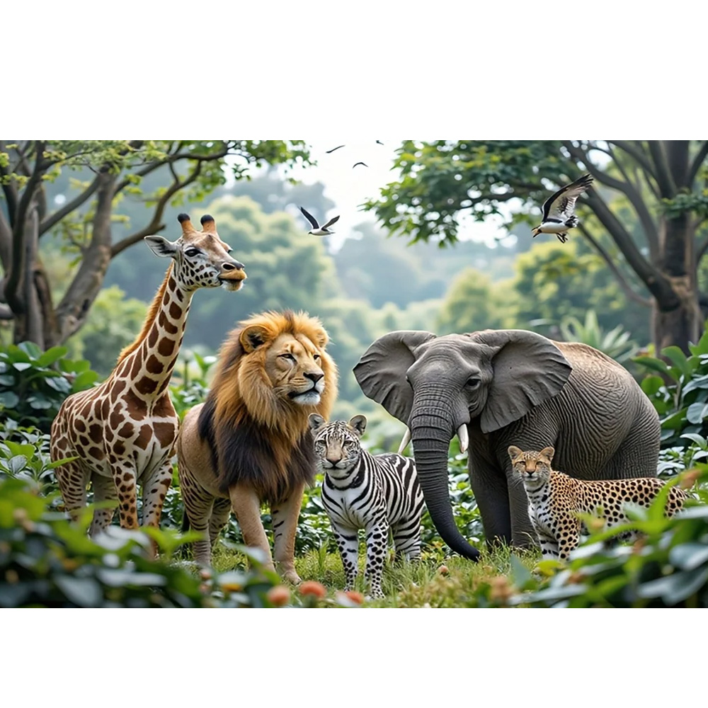 Jungle Wildlife Animals Advent - Art And Craft Jungle recension och pris