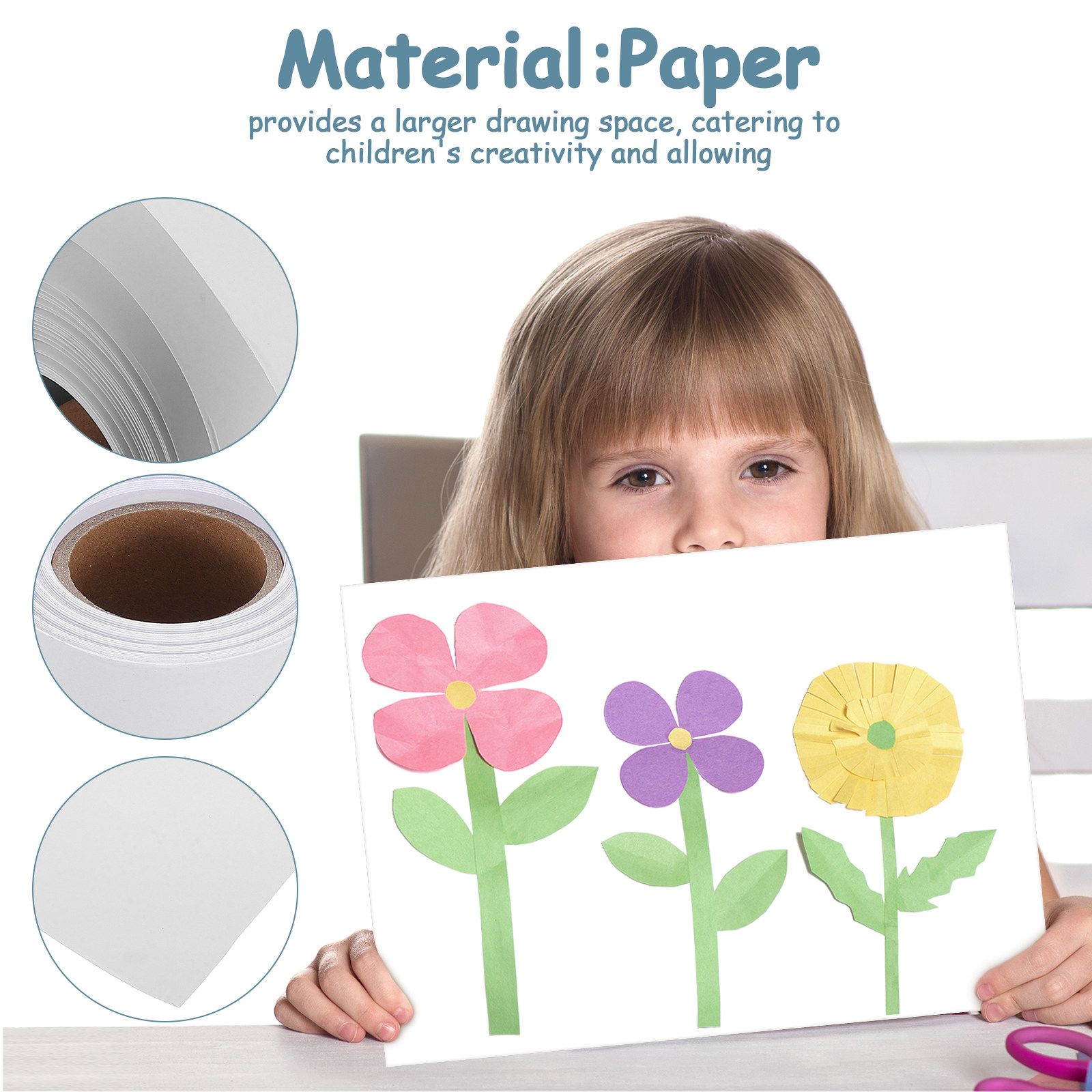 Extra Long White Card Paper Ro - Art Craft Activities For Preschoolers recension och pris