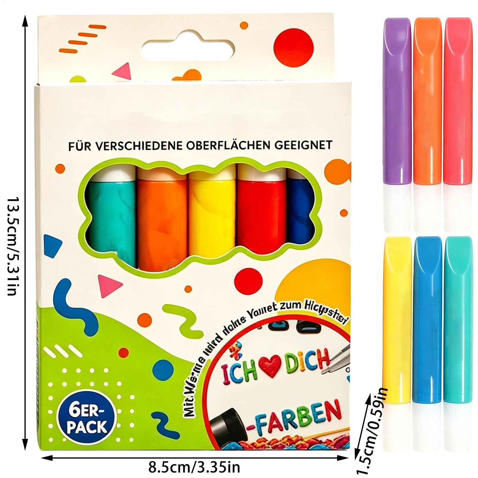 Bubble Pen 6/12 Piece Art Draw - Art Craft Holiday recension och pris