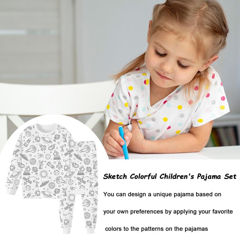 Pajama Coloring For Kids Sketc - Art And Craft Autumn recension och pris