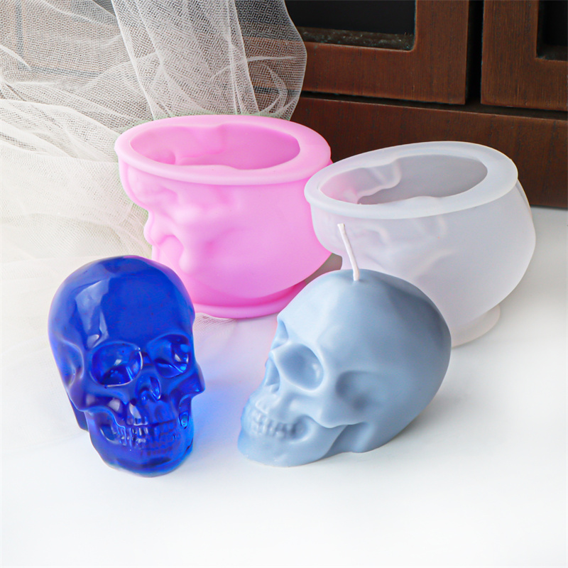 White and Pink Skull Candle Mo - Art Craft Holiday recension och pris
