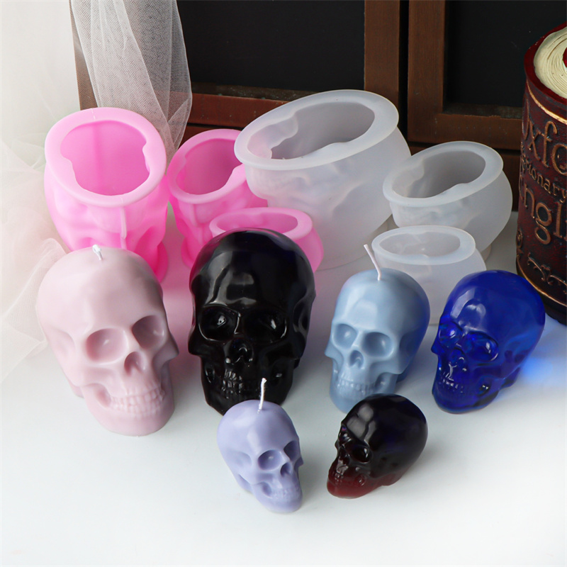 White and Pink Skull Candle Mo - Art Craft Holiday recension och pris