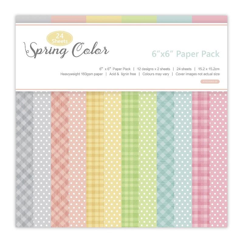 Spring Colors Craft Paper Pads - Art Craft Background recension och pris