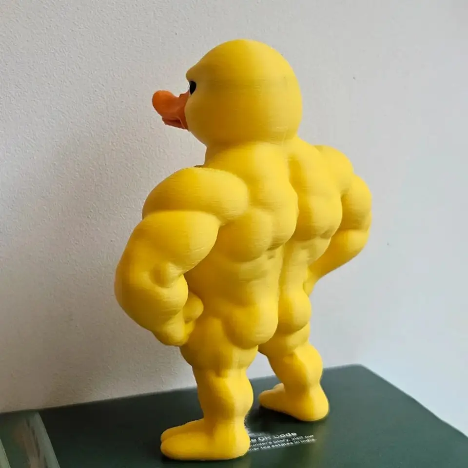 3/1Pcs Muscle/Angry Duck Statu - Art Craft Duck recension och pris