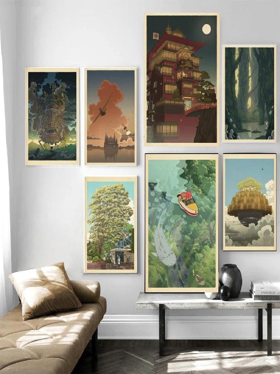 Enchanting Anime Wall Art Canv - Art Craft Movement recension och pris