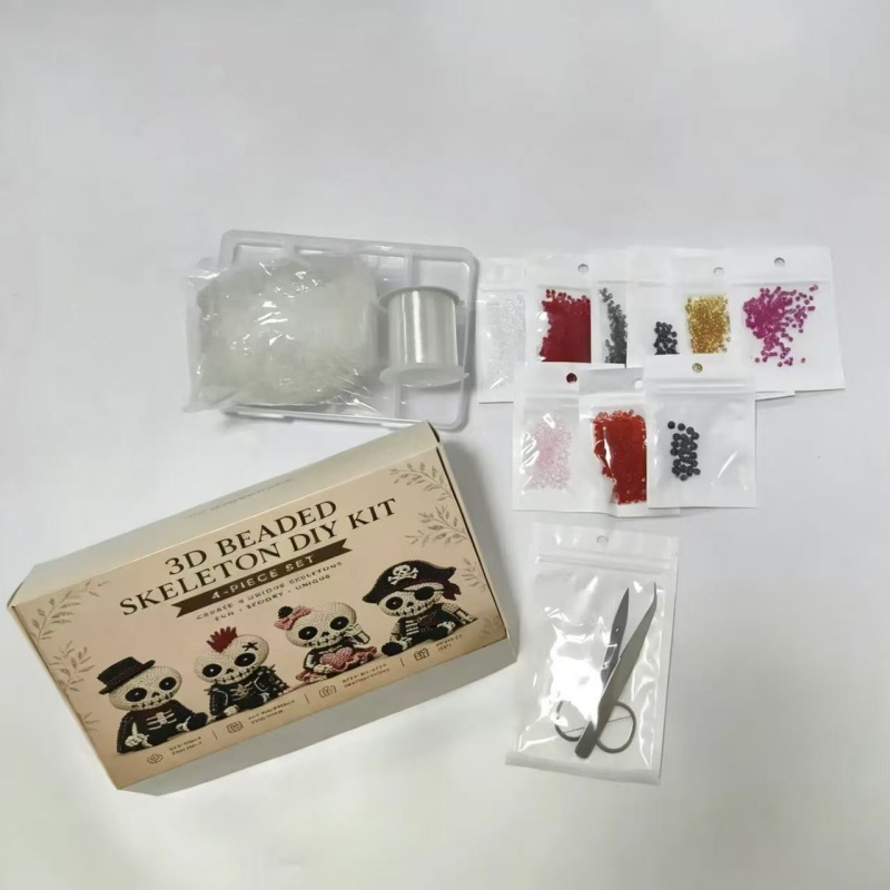 Creative 3d Beaded Skull Diy C - Art Craft Holiday recension och pris