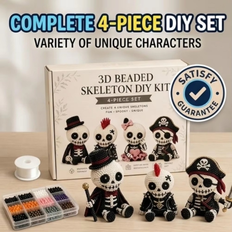Creative 3d Beaded Skull Diy C - Art Craft Holiday recension och pris